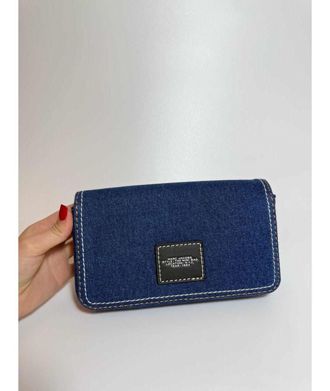MARC JACOBS Синяя деним сумка через плечо, фото 3