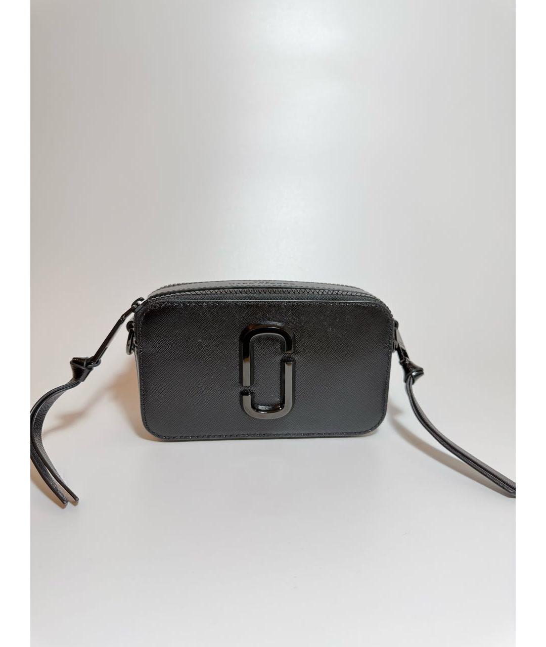 MARC JACOBS Черная кожаная сумка через плечо, фото 6