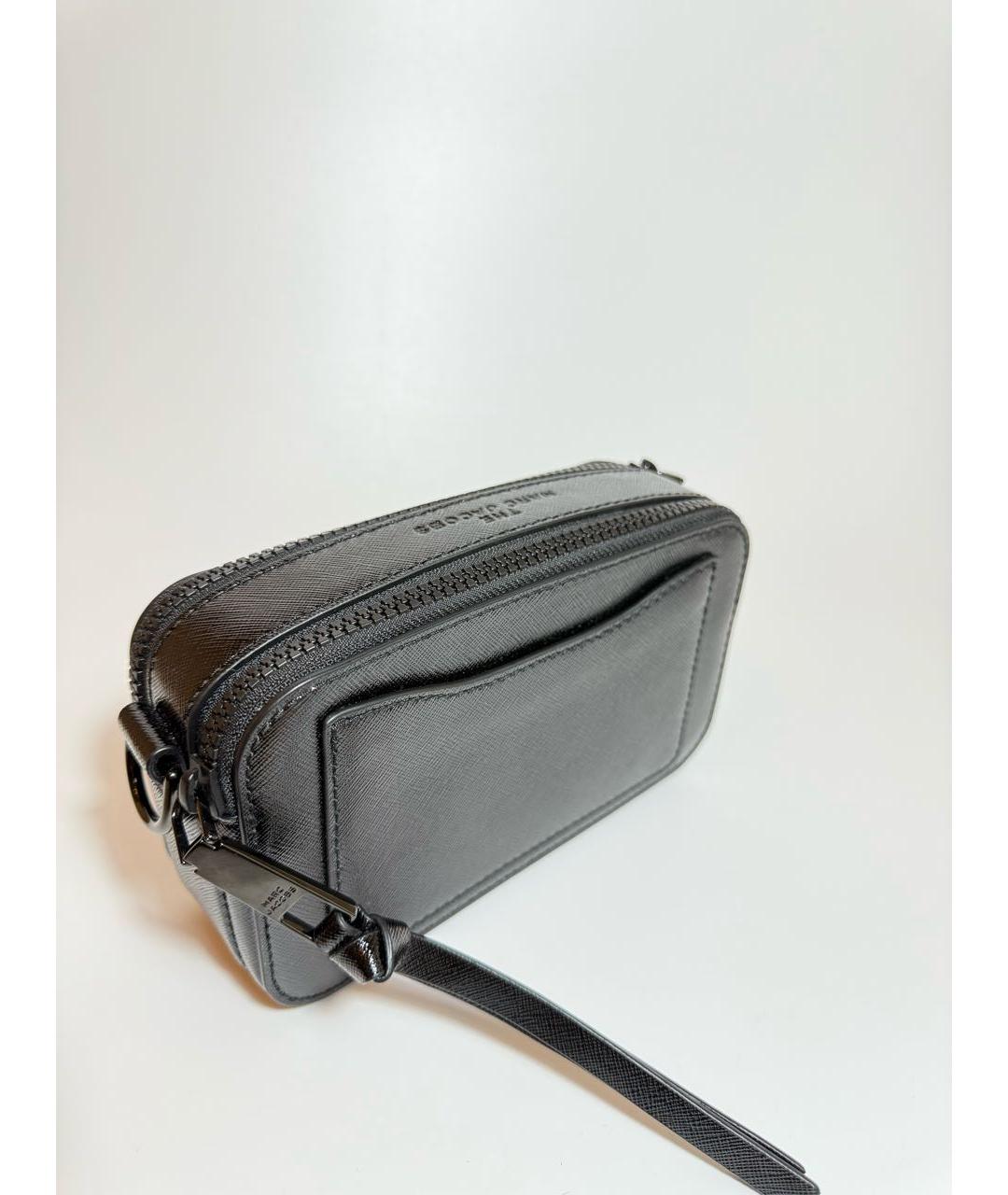 MARC JACOBS Черная кожаная сумка через плечо, фото 3