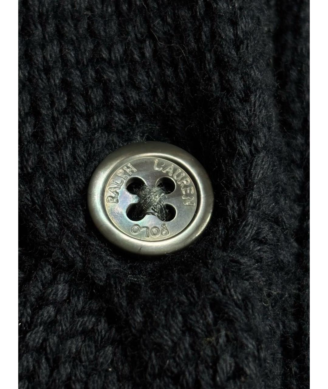 POLO RALPH LAUREN Темно-синий хлопковый джемпер / свитер, фото 4