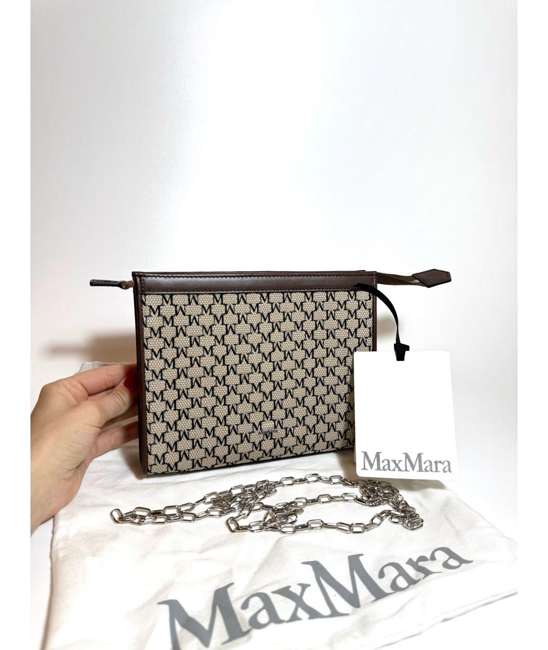 MAX MARA Коричневая сумка через плечо, фото 5