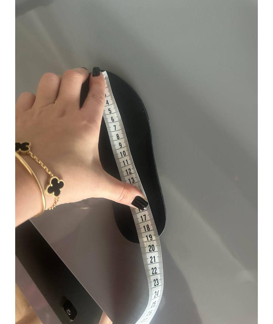 PRADA Черные кожаные кеды, фото 5