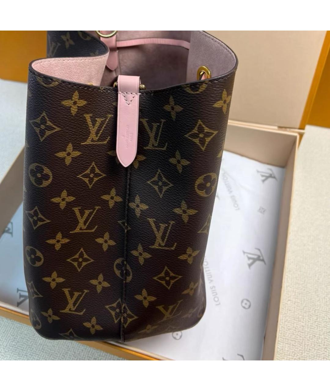 LOUIS VUITTON Коричневая сумка через плечо, фото 3
