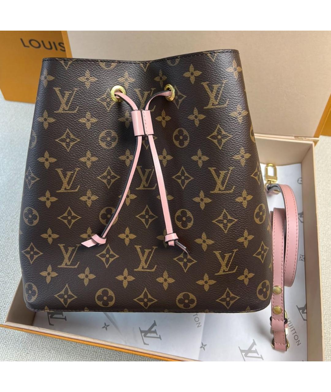 LOUIS VUITTON Коричневая сумка через плечо, фото 4
