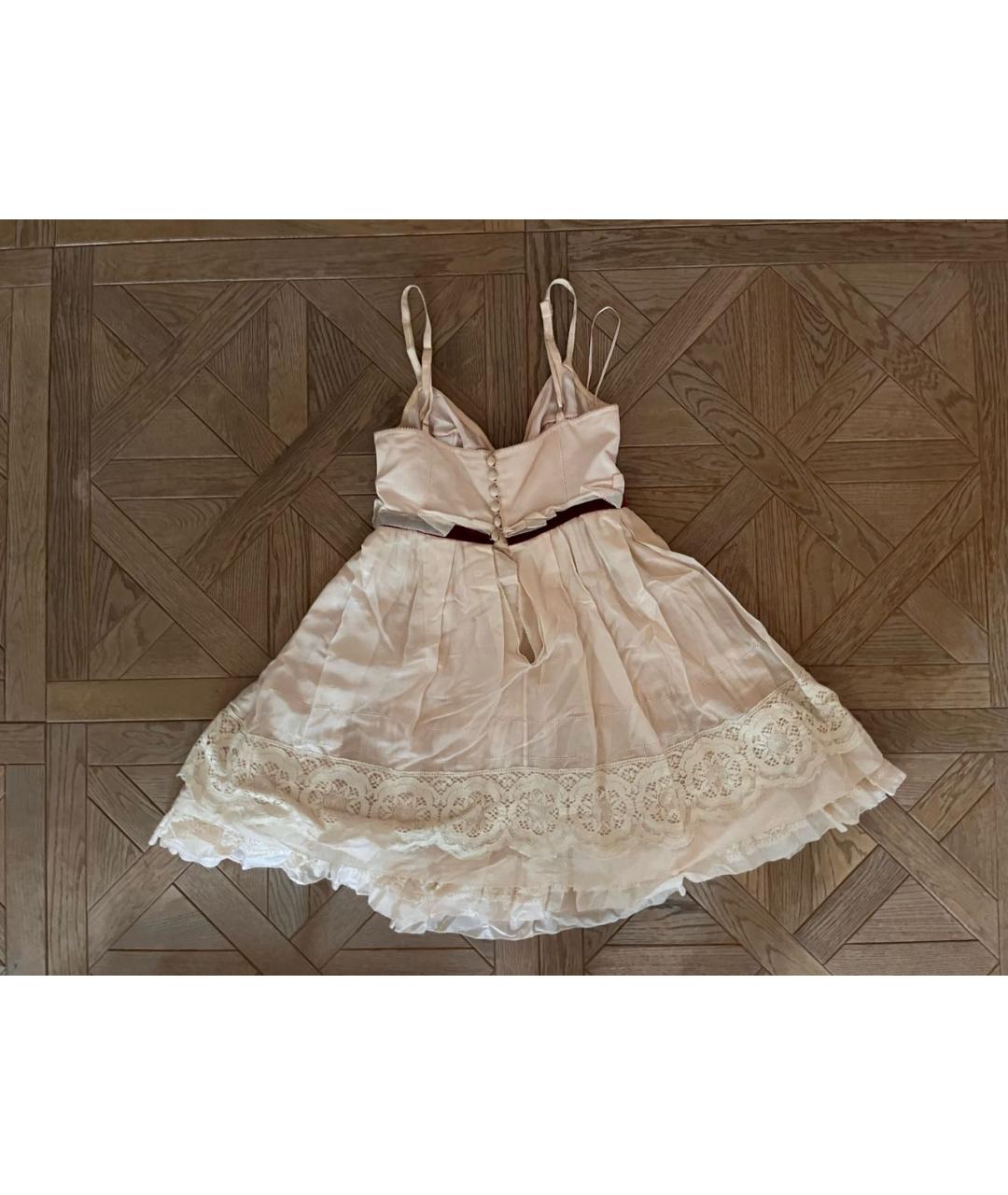 LOUIS VUITTON Бежевый хлопковый сарафан, фото 2