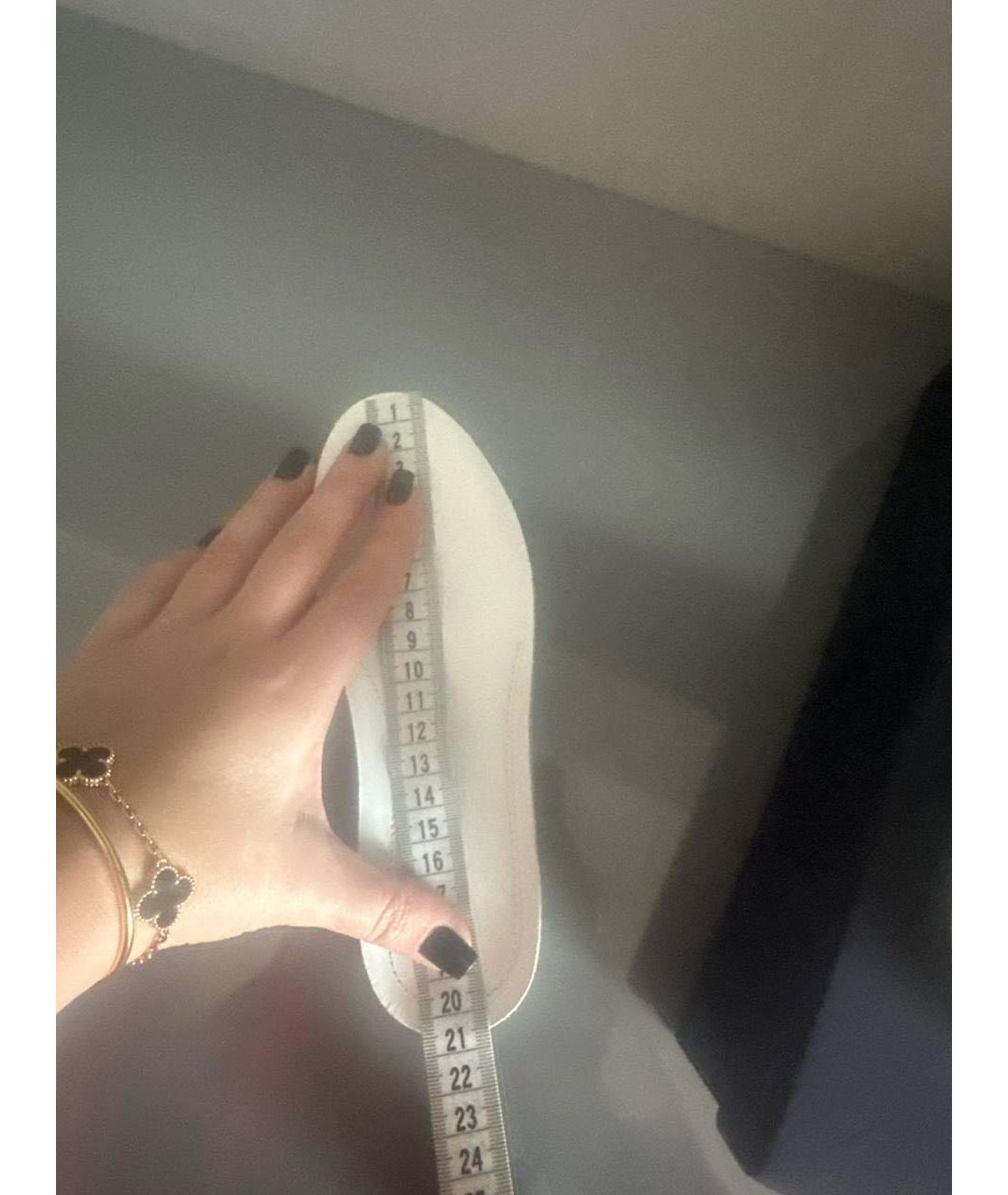 PRADA Синие кожаные кеды, фото 5