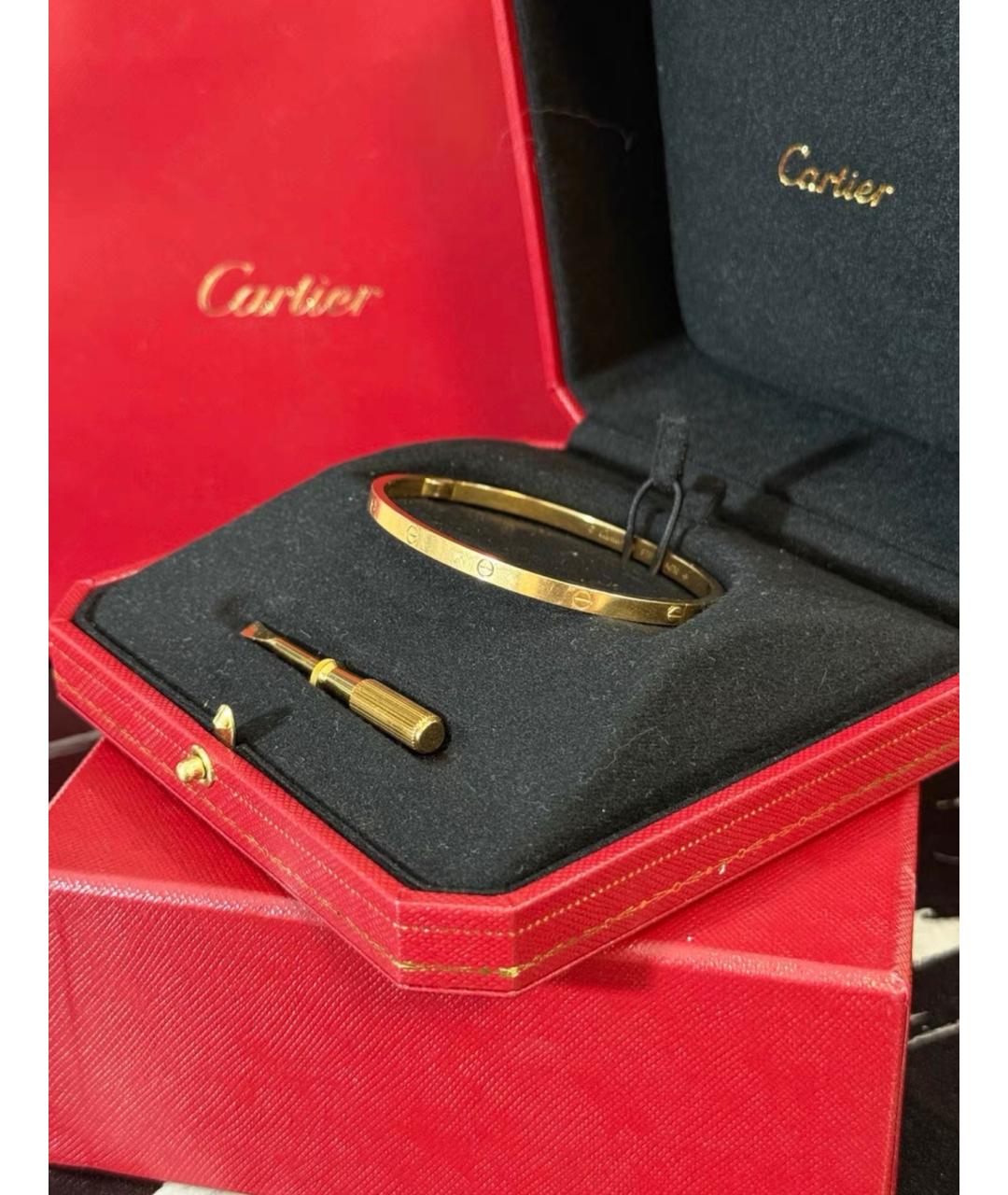 CARTIER Золотой браслет из желтого золота, фото 3