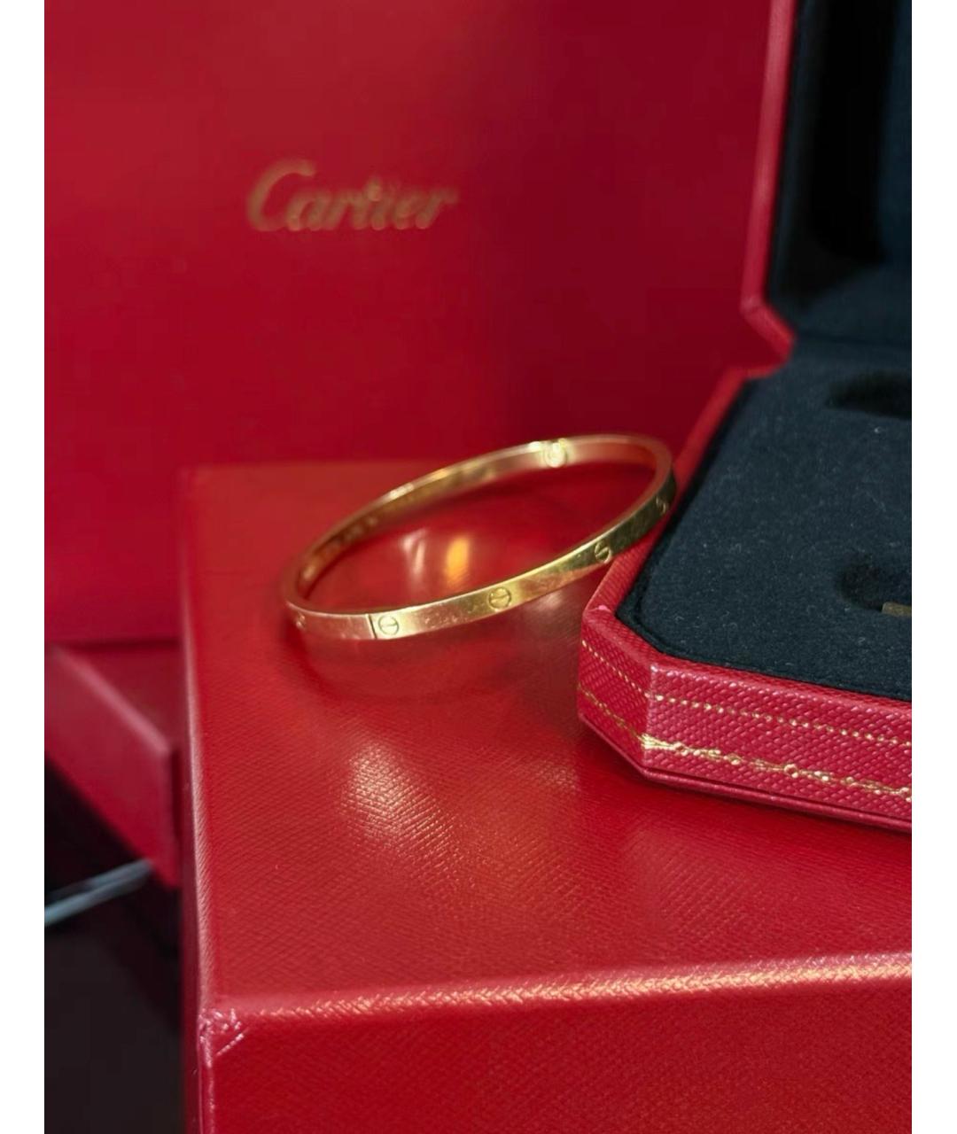 CARTIER Золотой браслет из желтого золота, фото 4