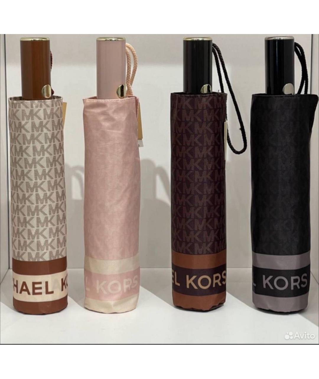 MICHAEL KORS Коричневый зонт, фото 2