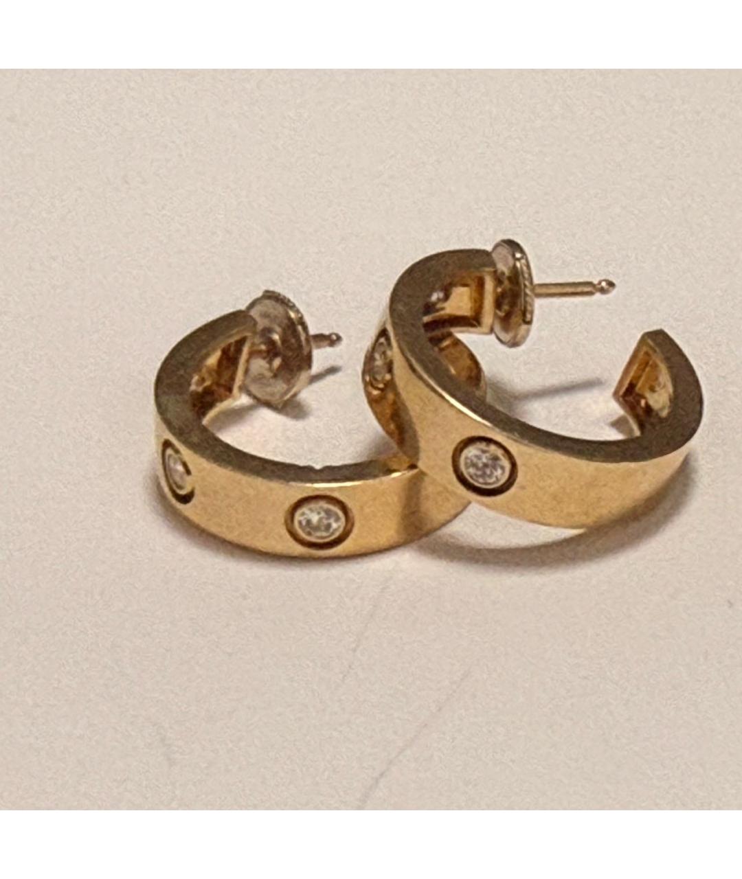 CARTIER Золотые серьги из желтого золота, фото 7