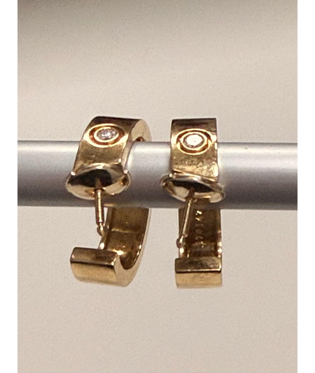 CARTIER Золотые серьги из желтого золота, фото 6