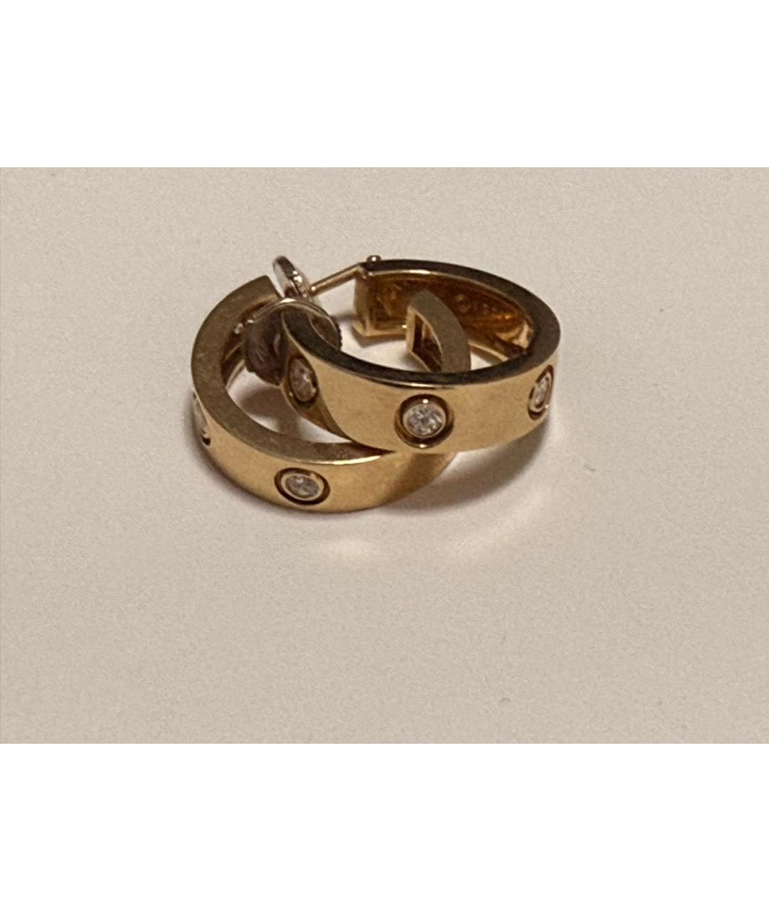 CARTIER Золотые серьги из желтого золота, фото 5