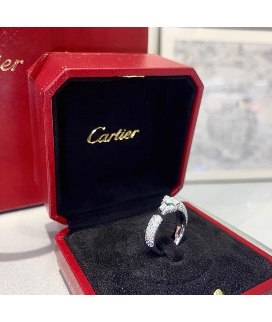 CARTIER Серебряное кольцо из белого золота, фото 2