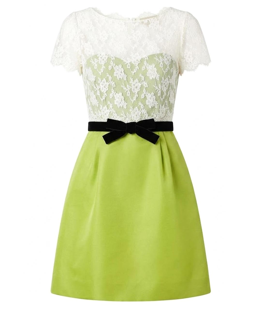 VALENTINO Мульти шелковое повседневное платье, фото 1