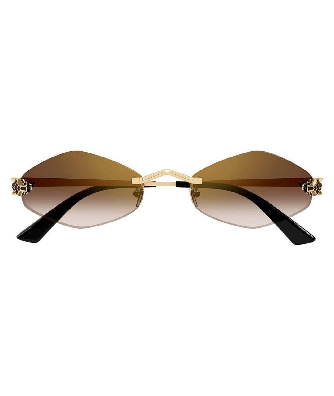 CARTIER Мульти металлические солнцезащитные очки, фото 1