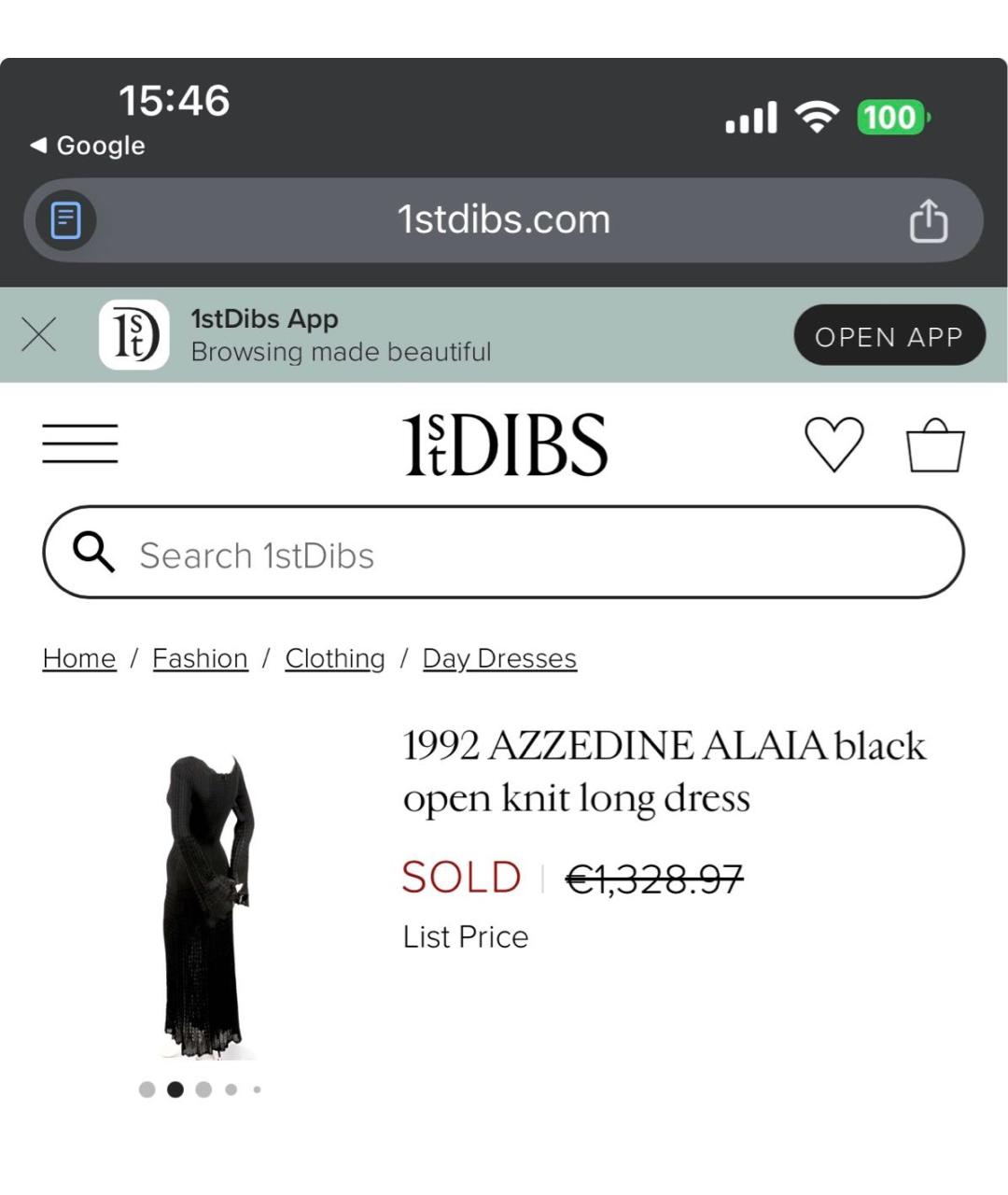 ALAIA Черное вискозное вечернее платье, фото 7