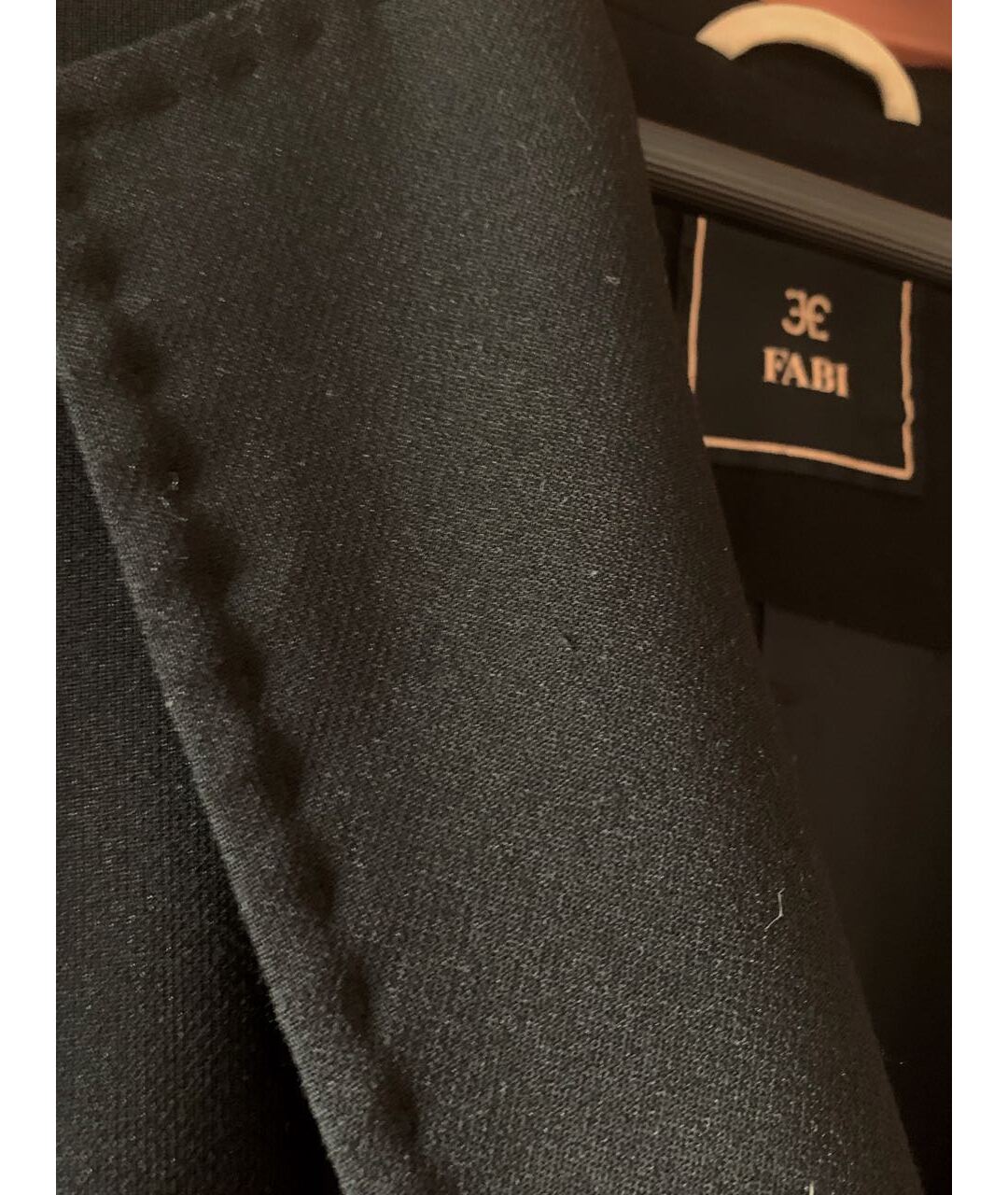 FABI Черное вискозное пальто, фото 3