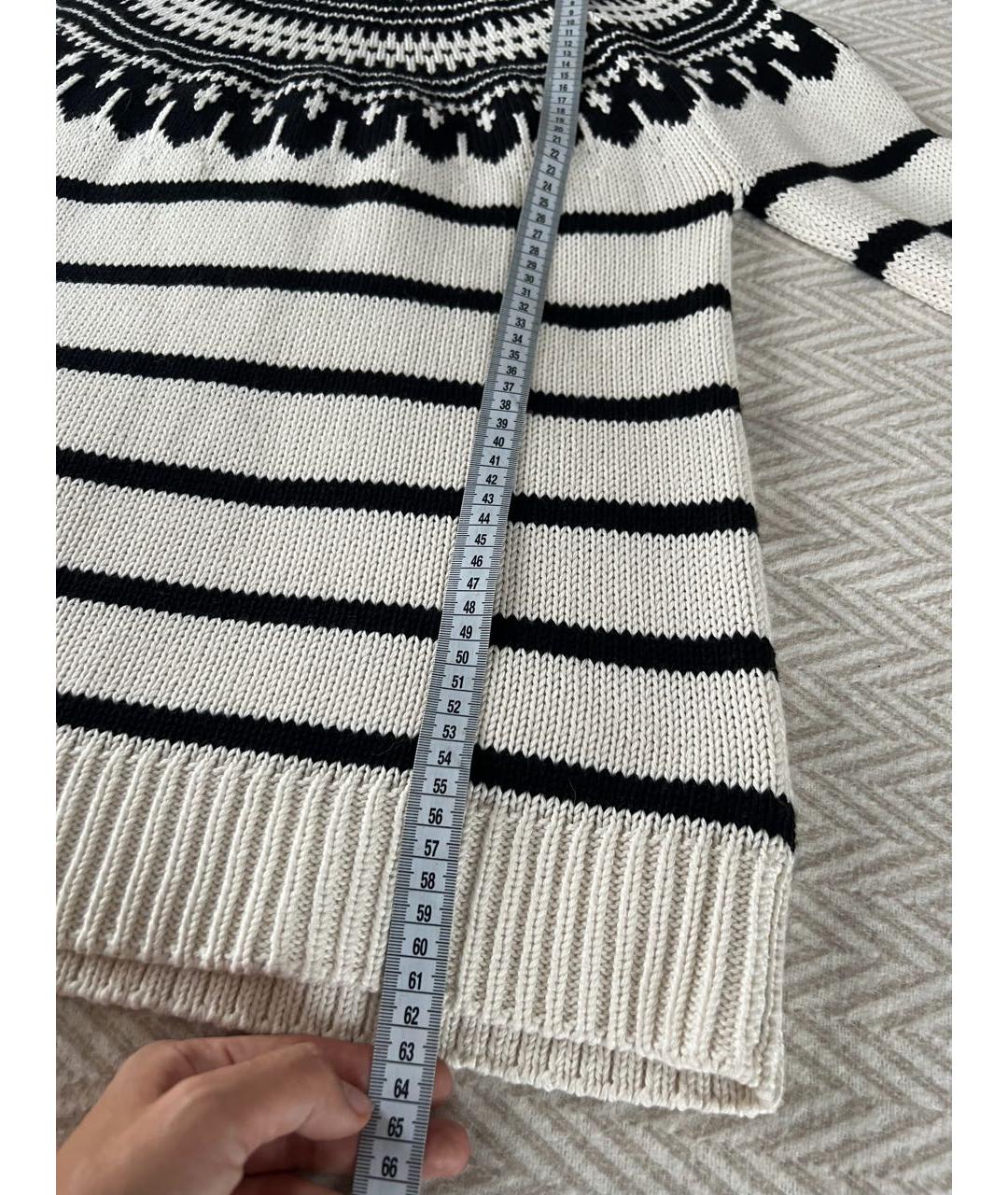 RALPH LAUREN Белый шерстяной джемпер / свитер, фото 4