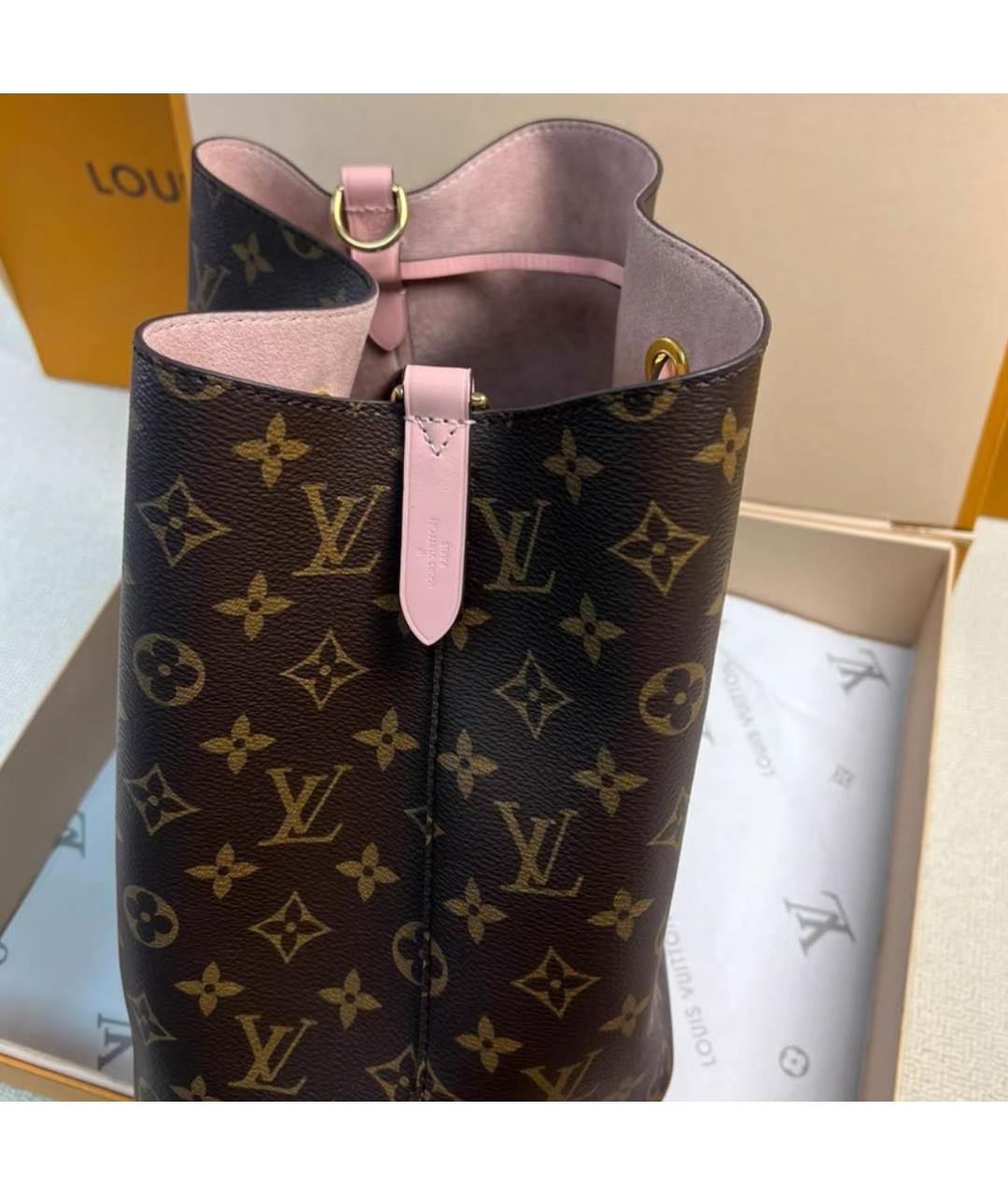 LOUIS VUITTON Коричневая сумка через плечо, фото 3