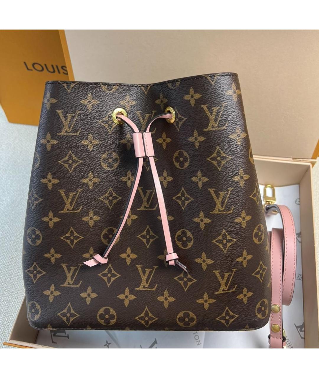 LOUIS VUITTON Коричневая сумка через плечо, фото 2