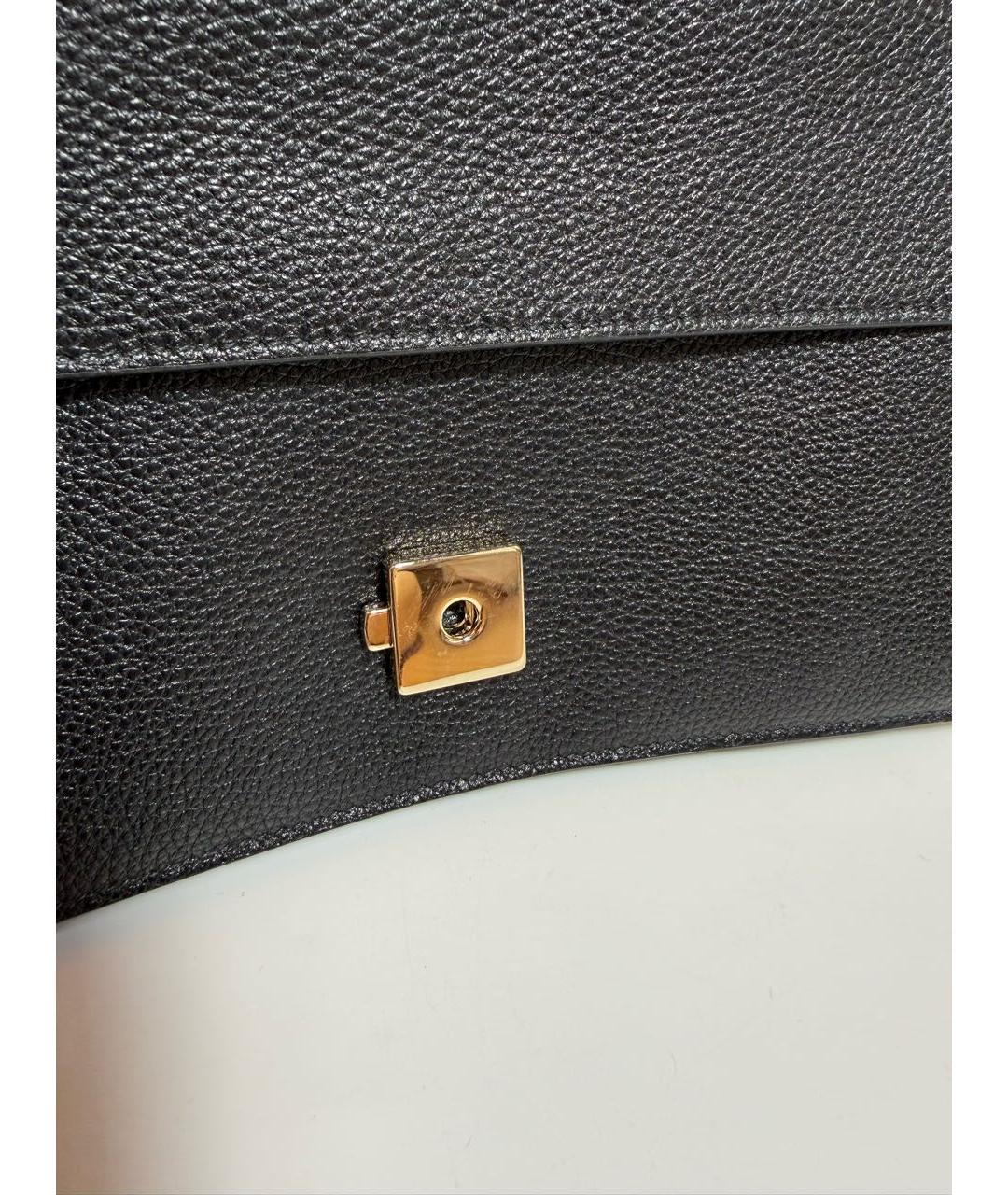 GUCCI Черная кожаная сумка через плечо, фото 5