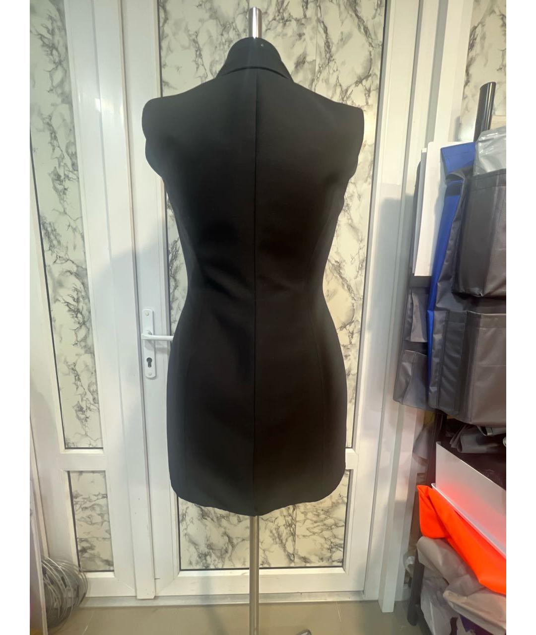 CHRISTIAN DIOR Черное шерстяное платье, фото 2