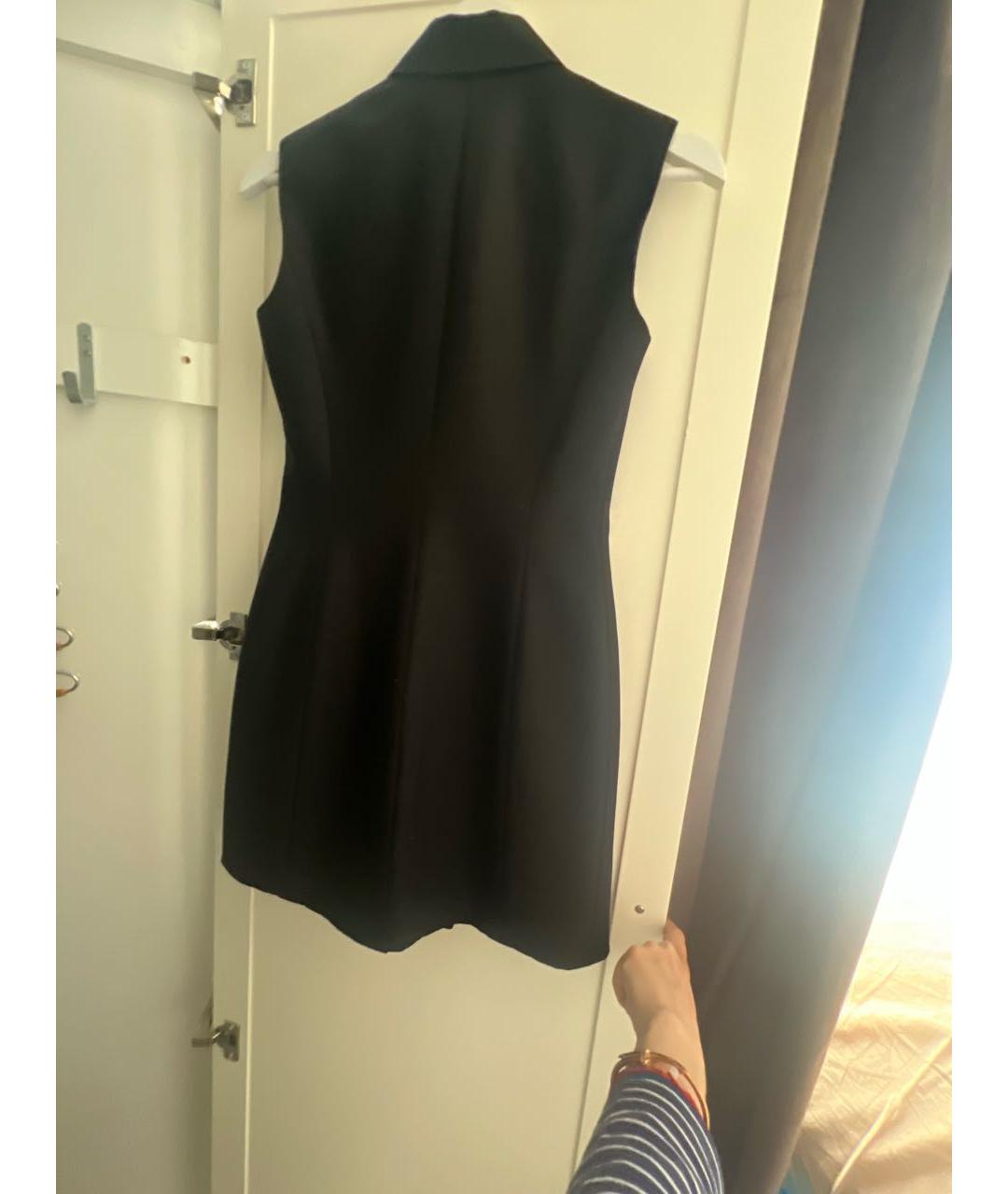 CHRISTIAN DIOR Черное шерстяное платье, фото 4