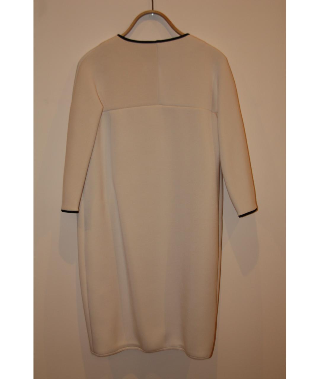 MAX MARA Белое вискозное пальто, фото 2