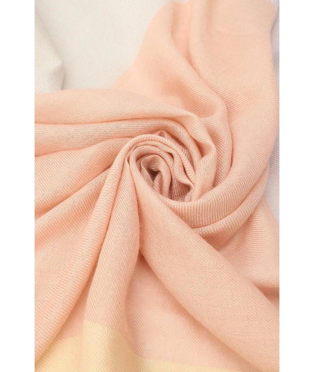 LORO PIANA Розовый кашемировый платок, фото 2