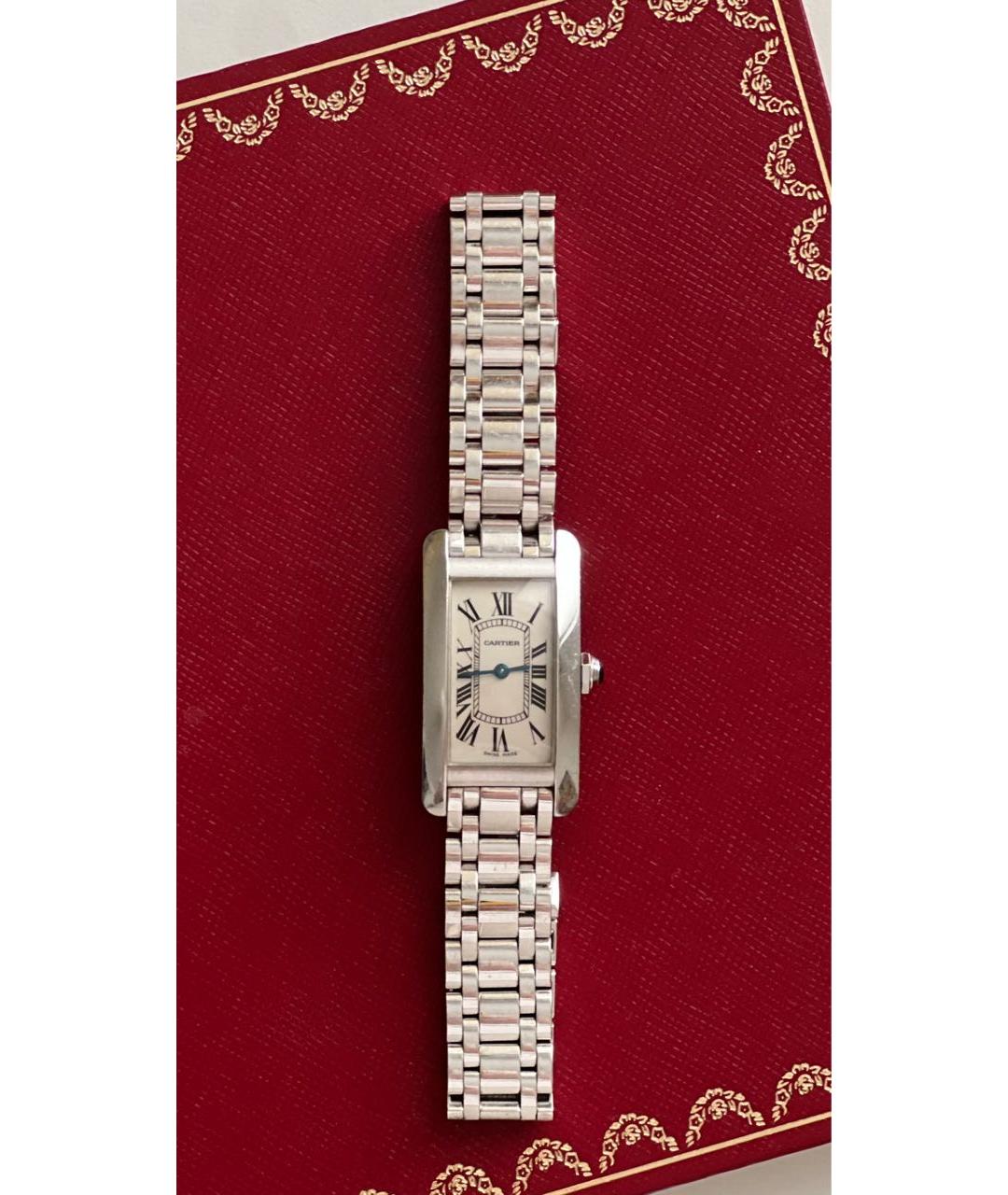 CARTIER Белые часы из белого золота, фото 5