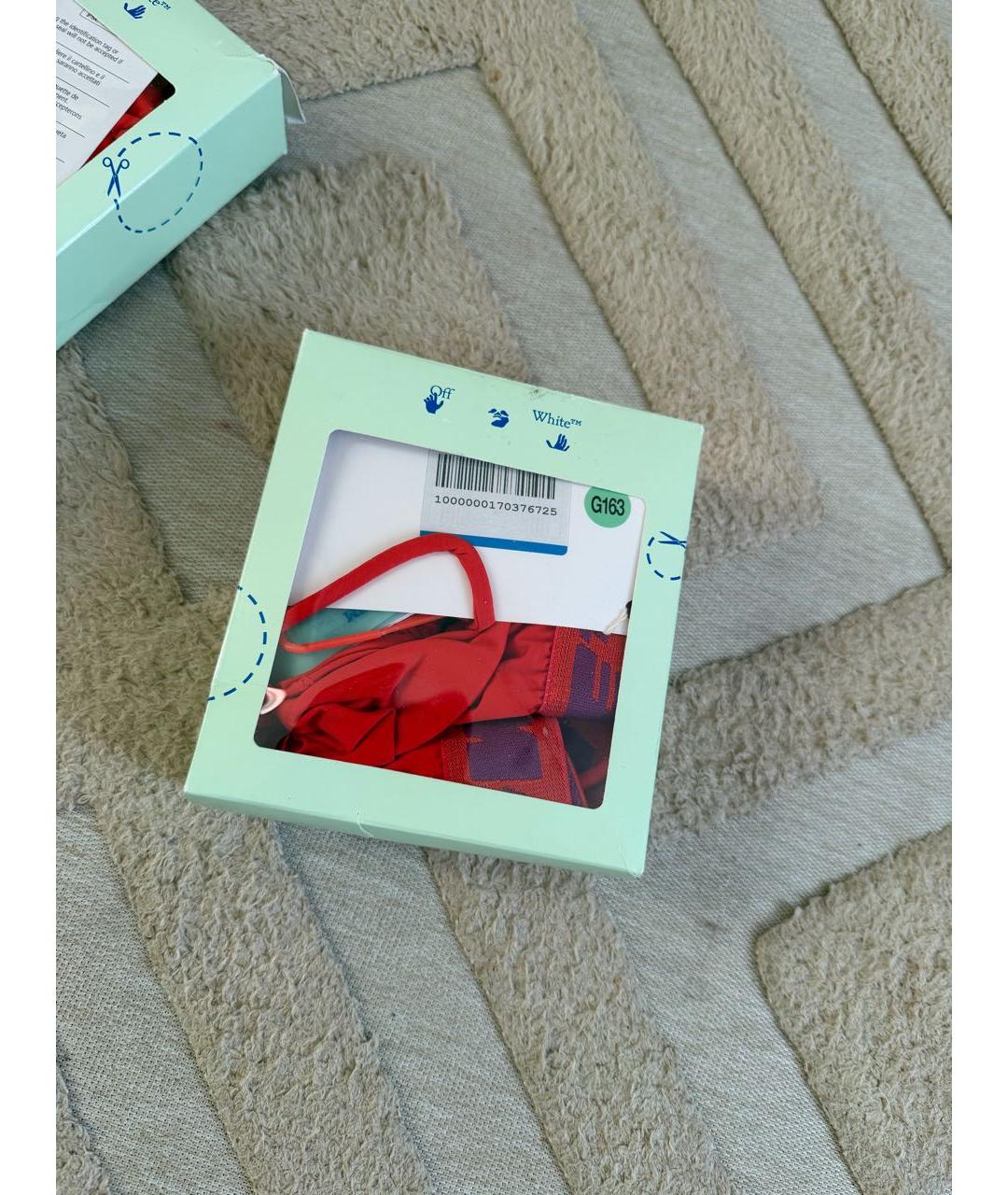 OFF-WHITE Красный купальник, фото 2