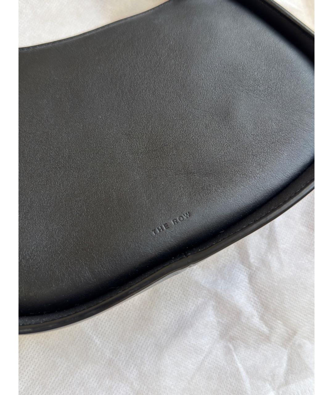 THE ROW Черная кожаная сумка тоут, фото 3