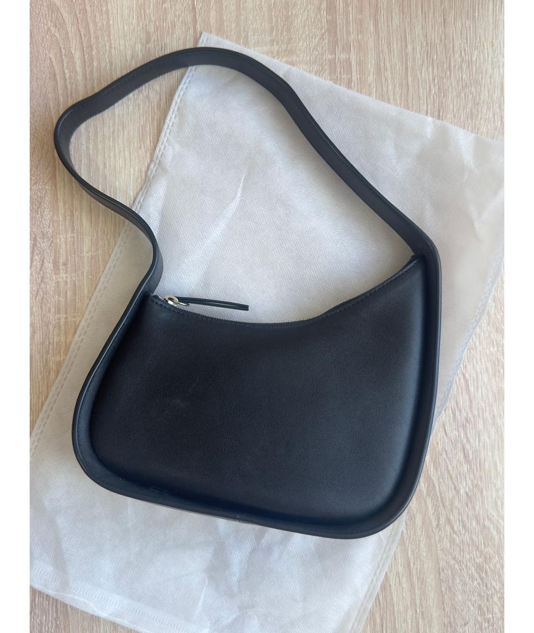 THE ROW Черная кожаная сумка тоут, фото 6