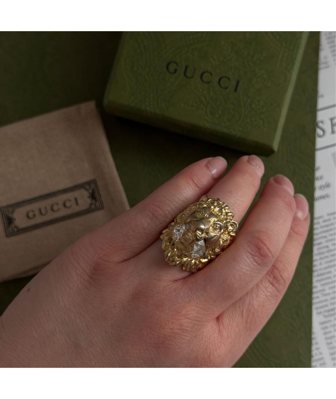 GUCCI Золотое кольцо, фото 7