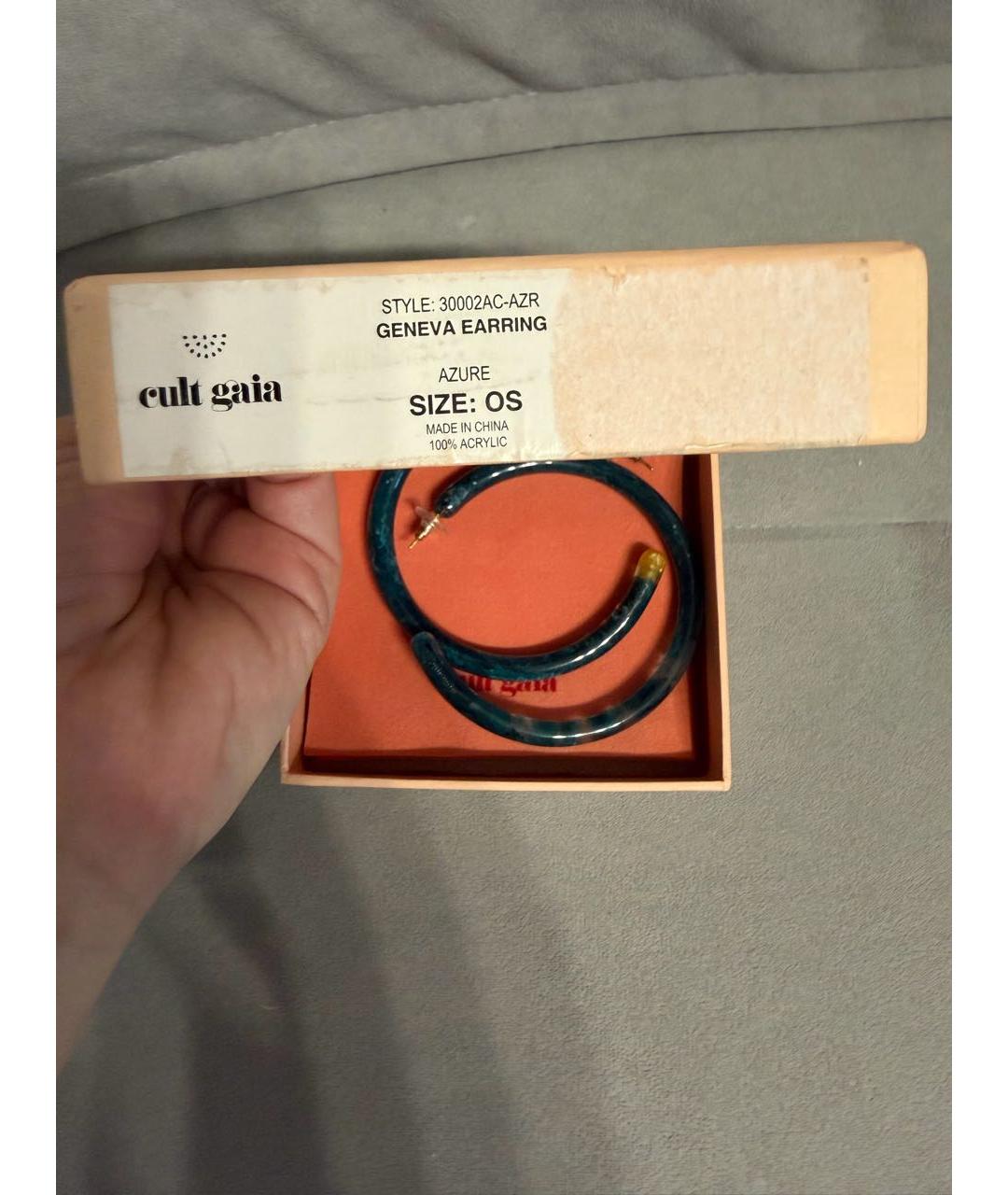 CULT GAIA Зеленые серьги, фото 3