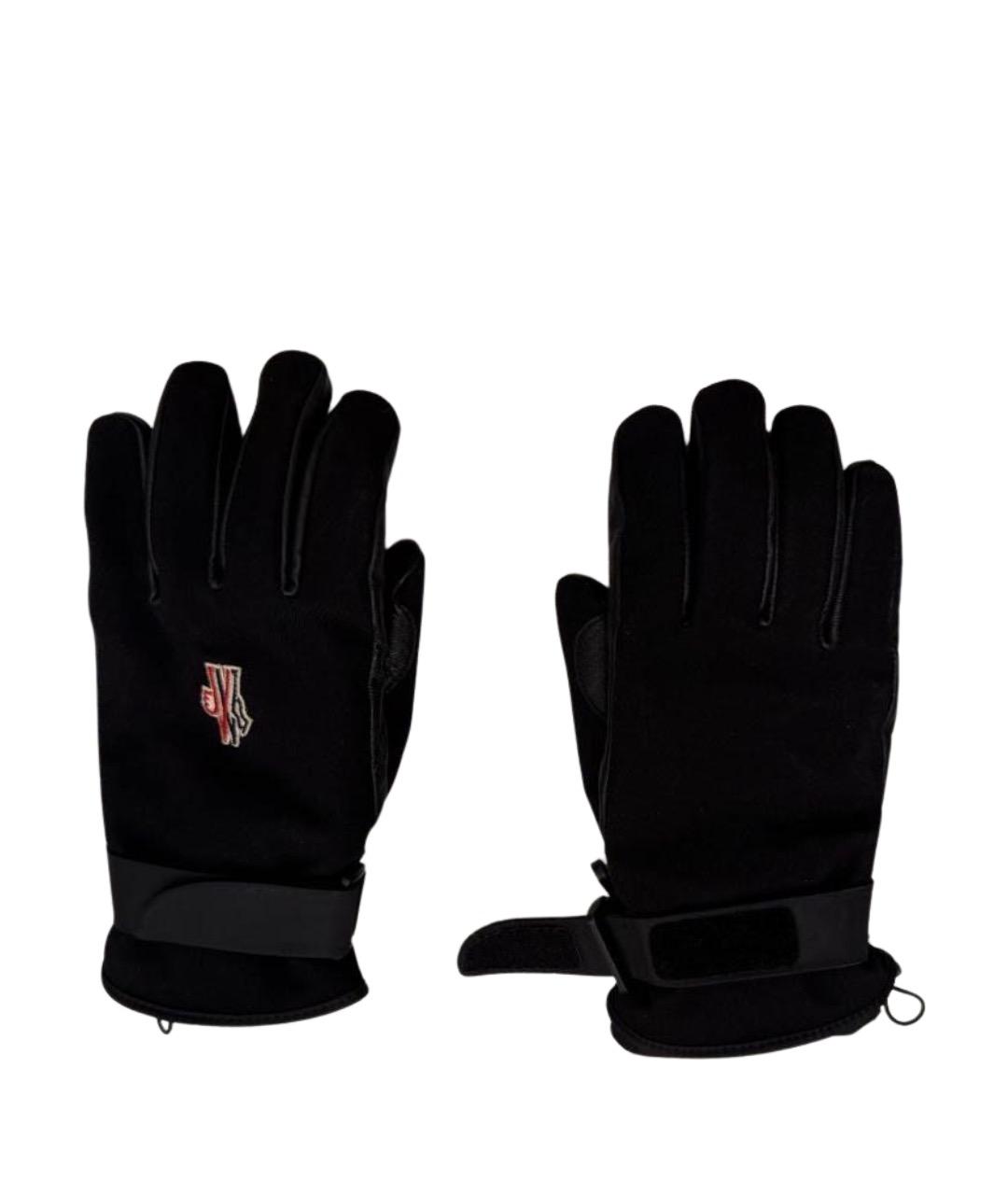 MONCLER Черные перчатки, фото 1