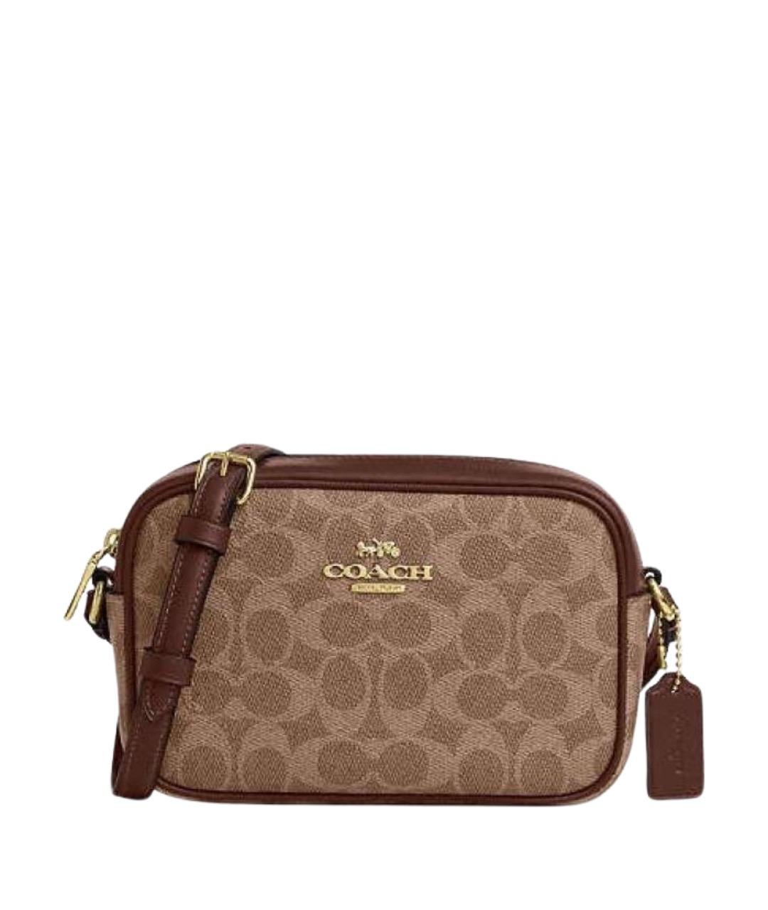COACH Коричневая сумка через плечо, фото 1