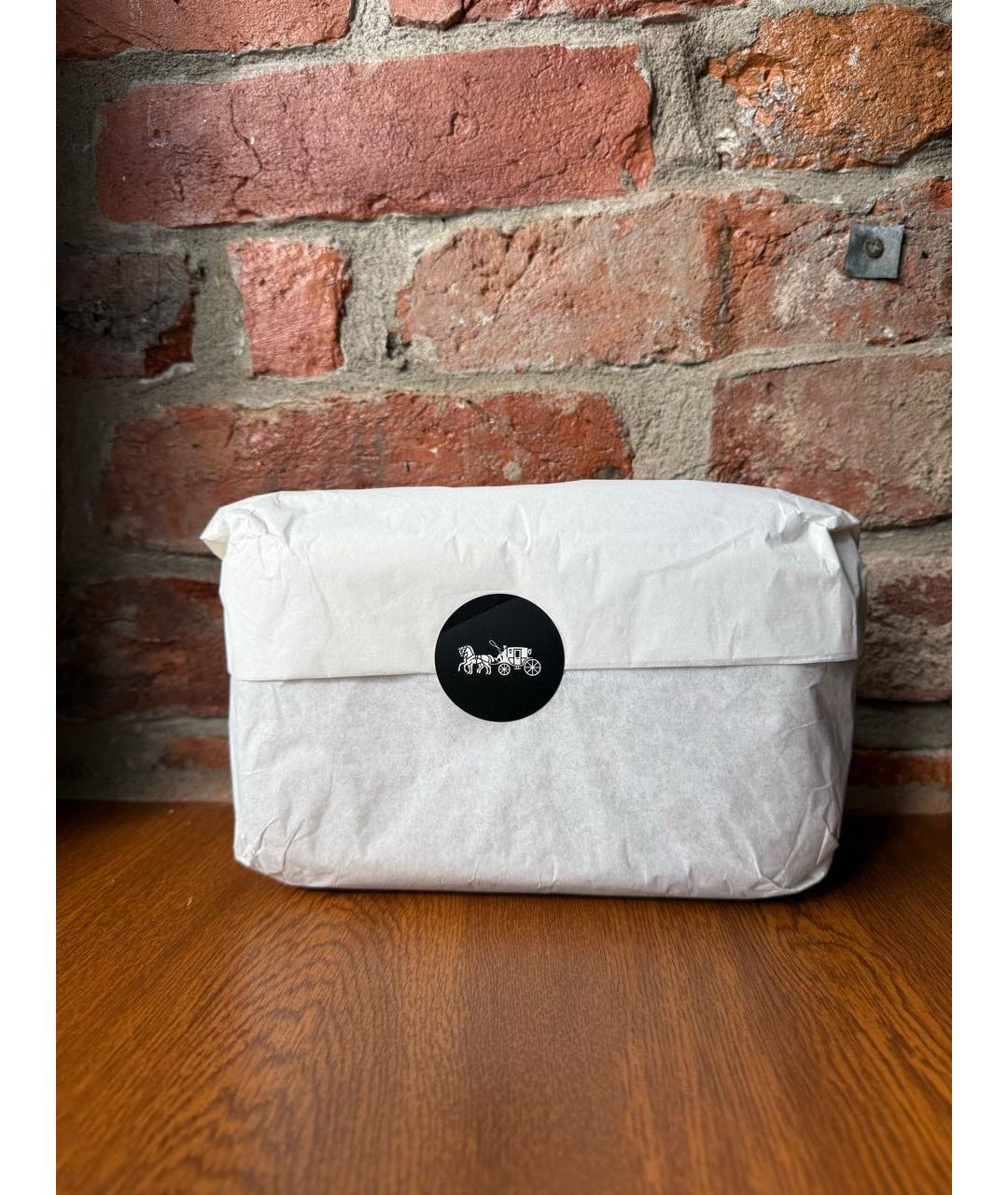 COACH Коричневая сумка через плечо, фото 8