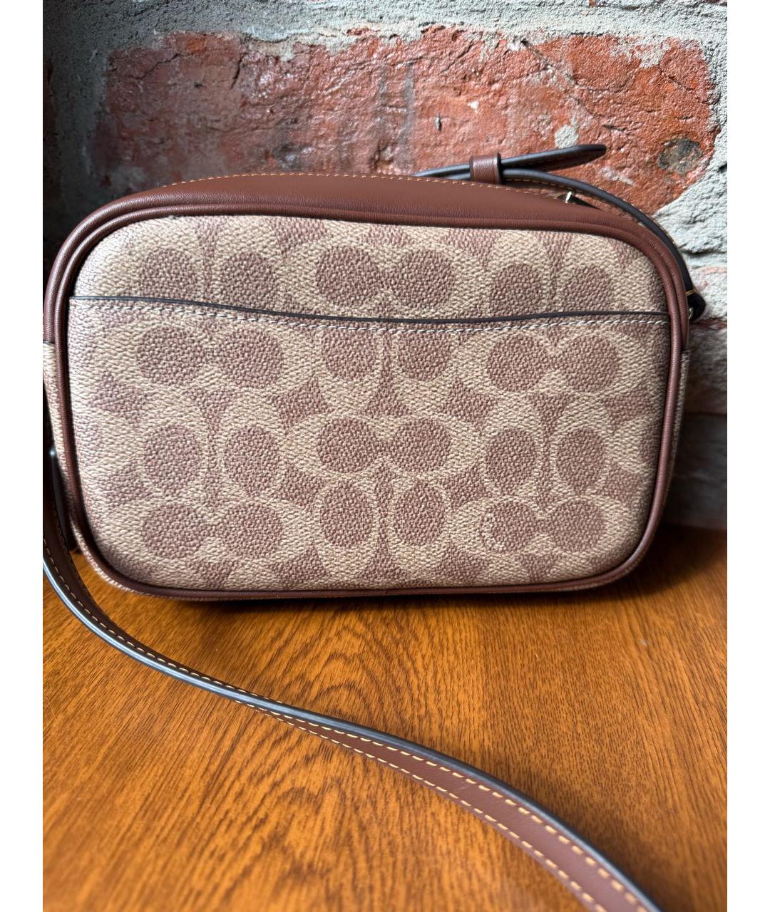 COACH Коричневая сумка через плечо, фото 3