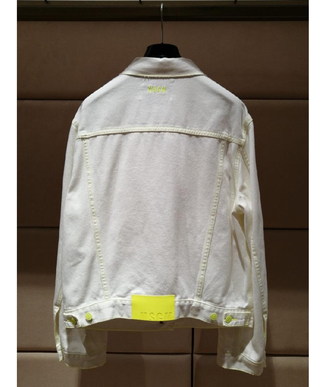 MSGM Белая хлопковая куртка, фото 2