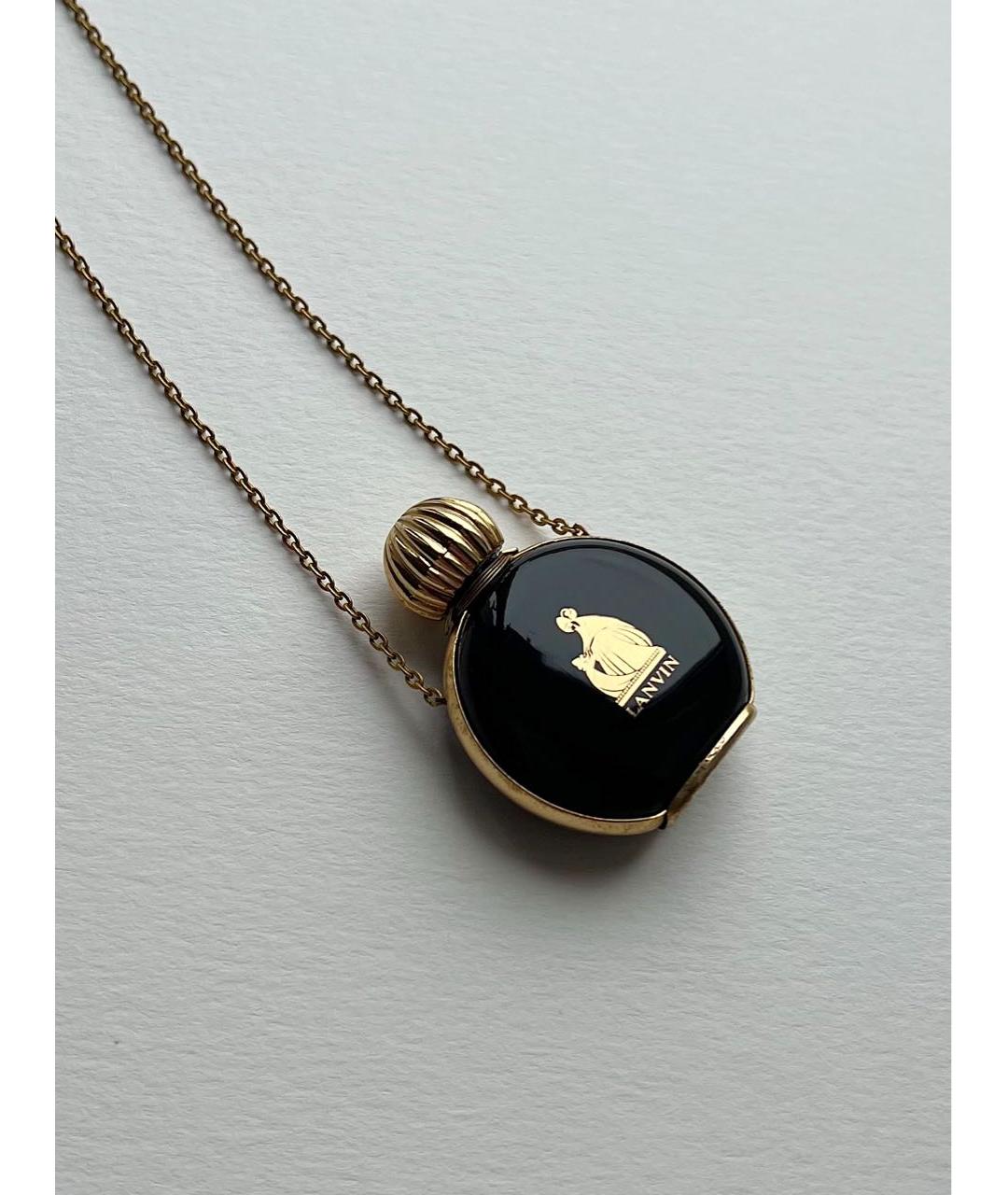 LANVIN Золотое позолоченное колье, фото 2