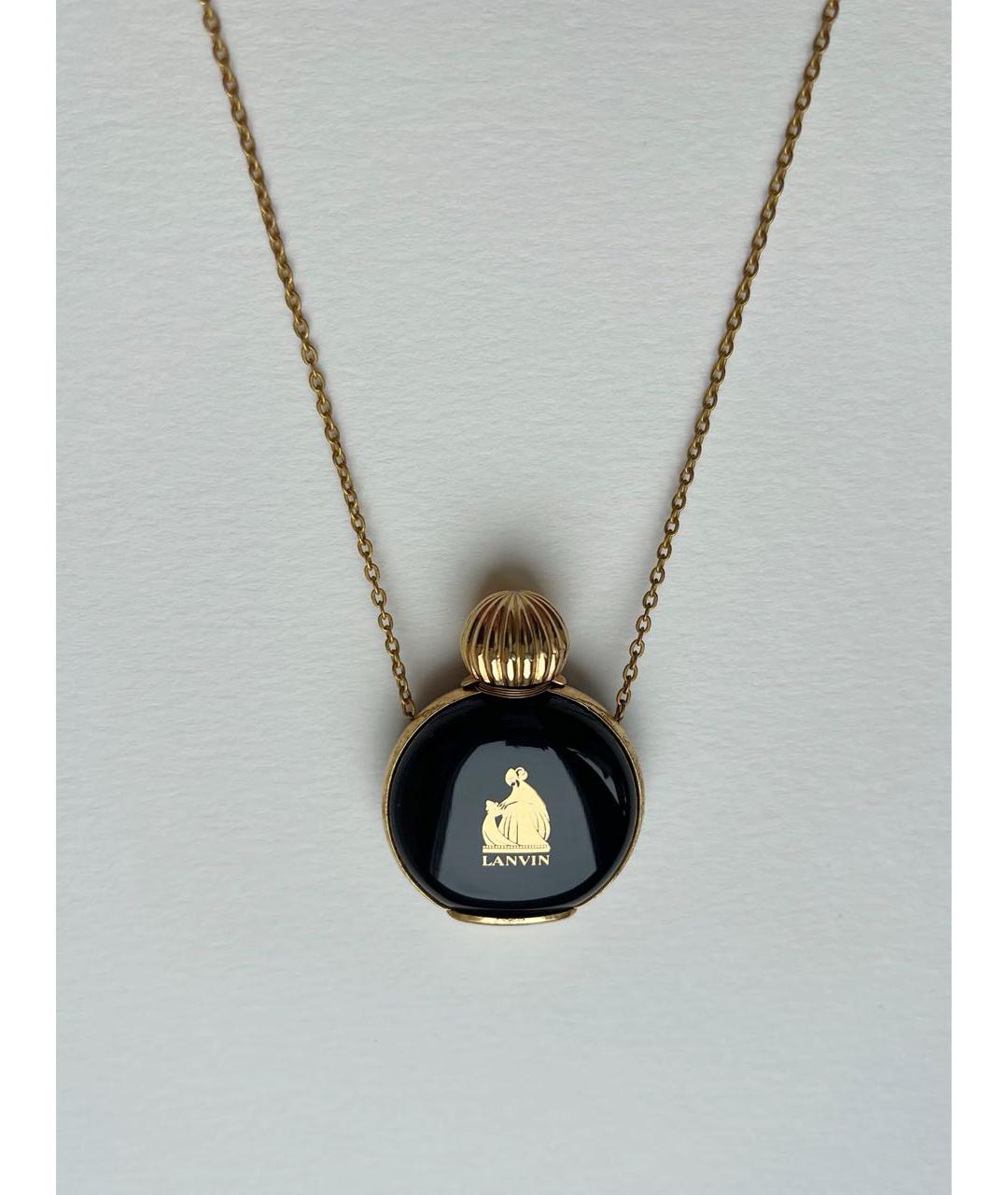 LANVIN Золотое позолоченное колье, фото 8