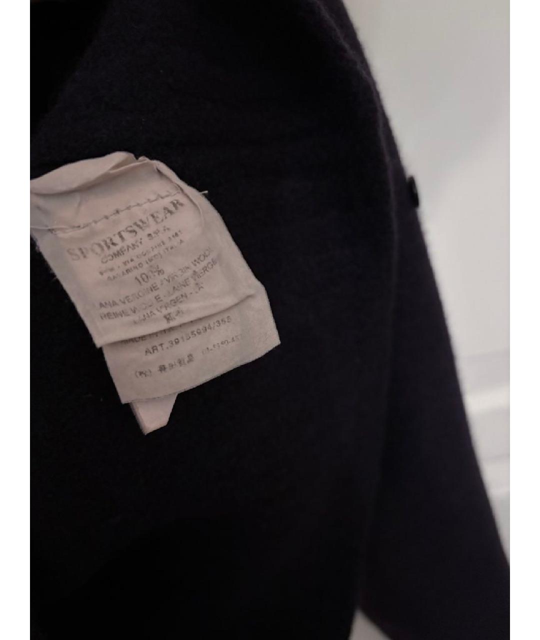 STONE ISLAND Черный шерстяной джемпер / свитер, фото 5