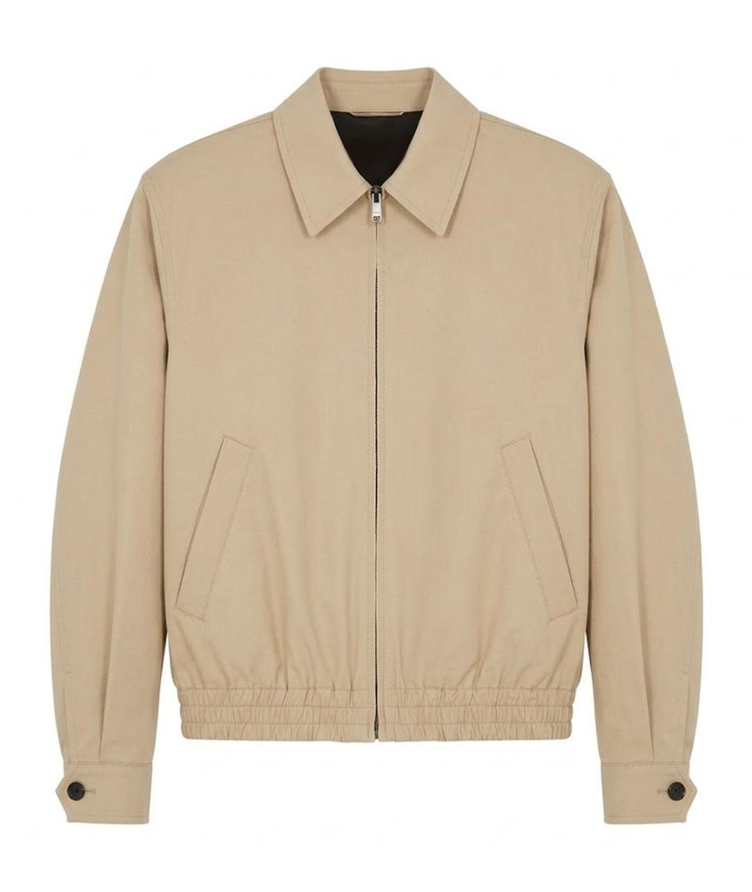 SAINT LAURENT Бежевая куртка, фото 1