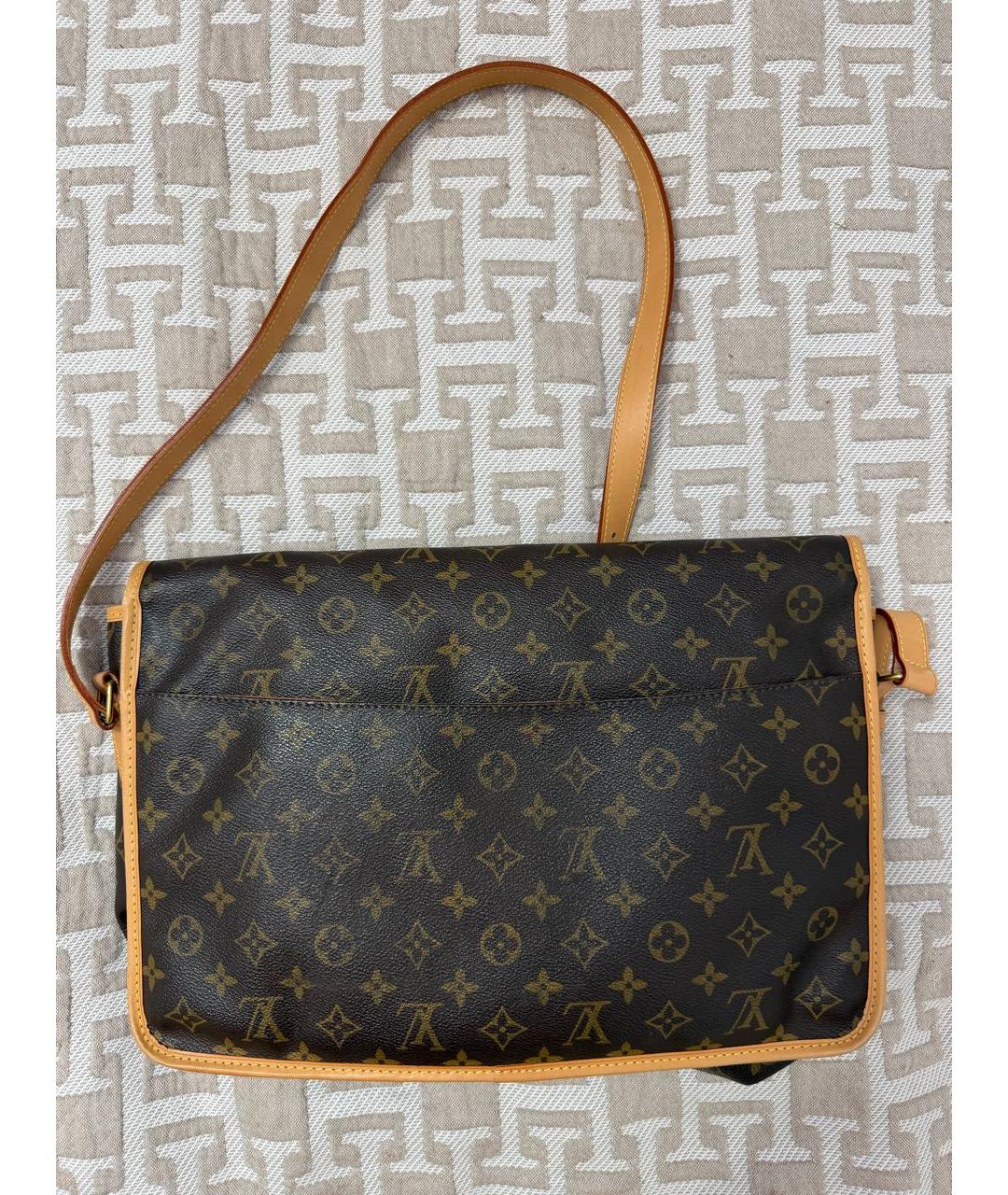 LOUIS VUITTON Коричневая сумка на плечо, фото 3