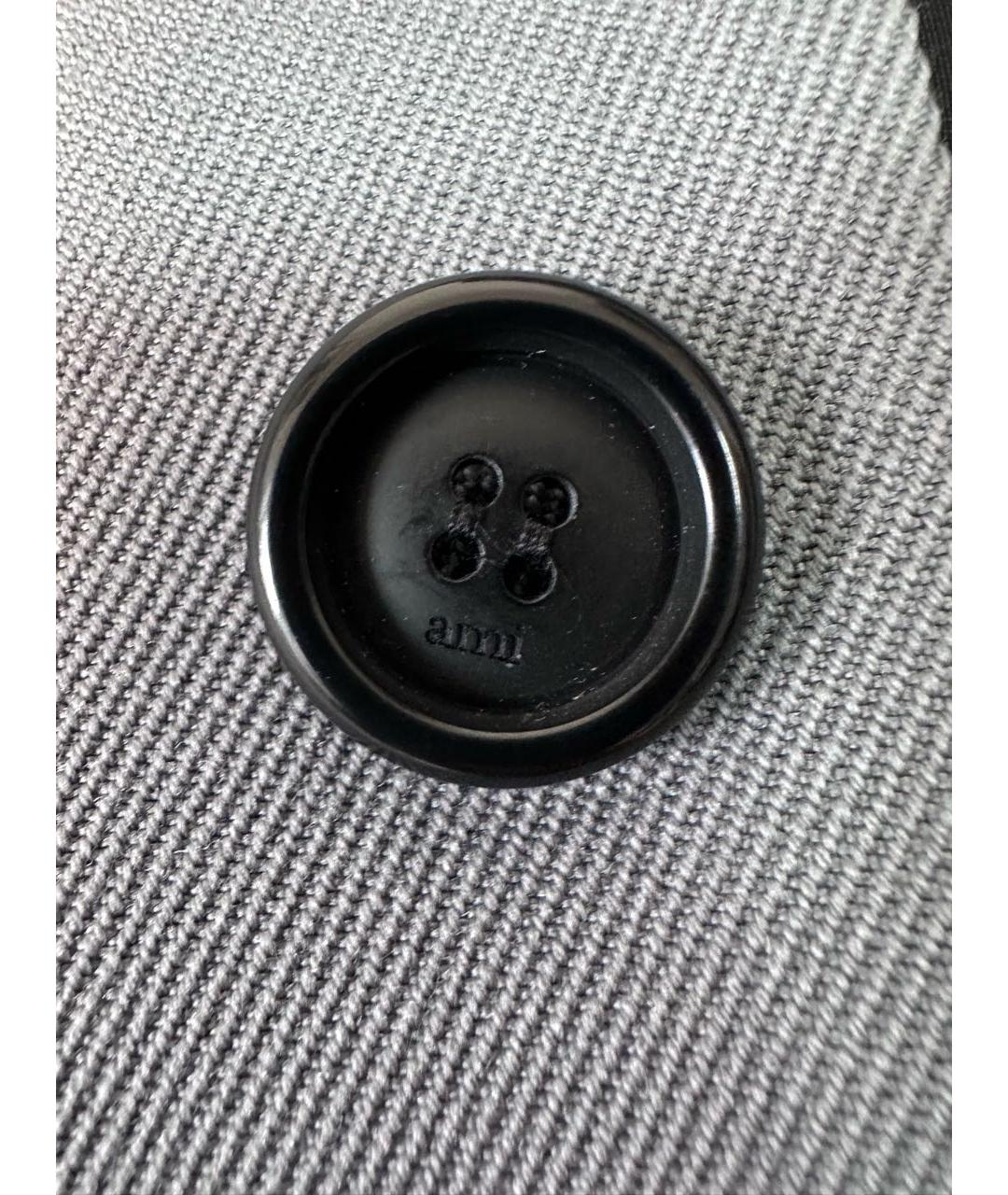 AMI ALEXANDRE MATTIUSSI Серый шерстяной жакет/пиджак, фото 7
