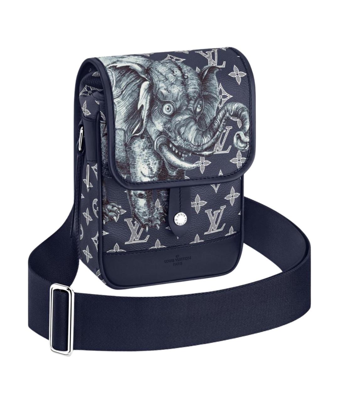 LOUIS VUITTON Синяя сумка на плечо, фото 1