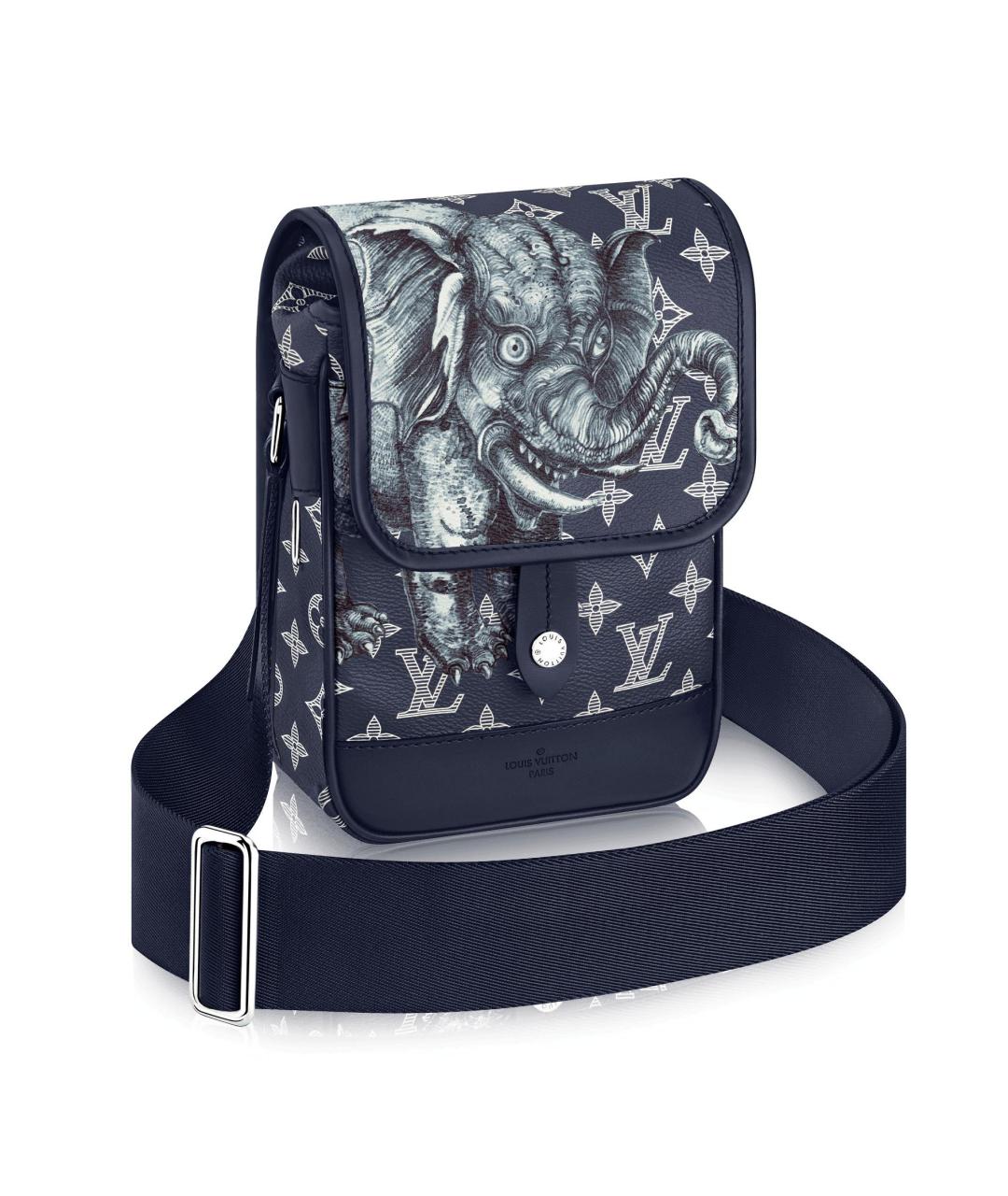 LOUIS VUITTON Синяя сумка на плечо, фото 6