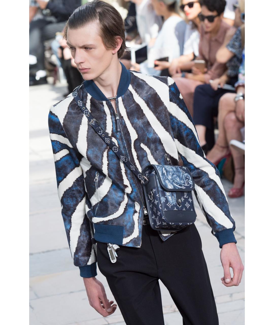 LOUIS VUITTON Синяя сумка на плечо, фото 5