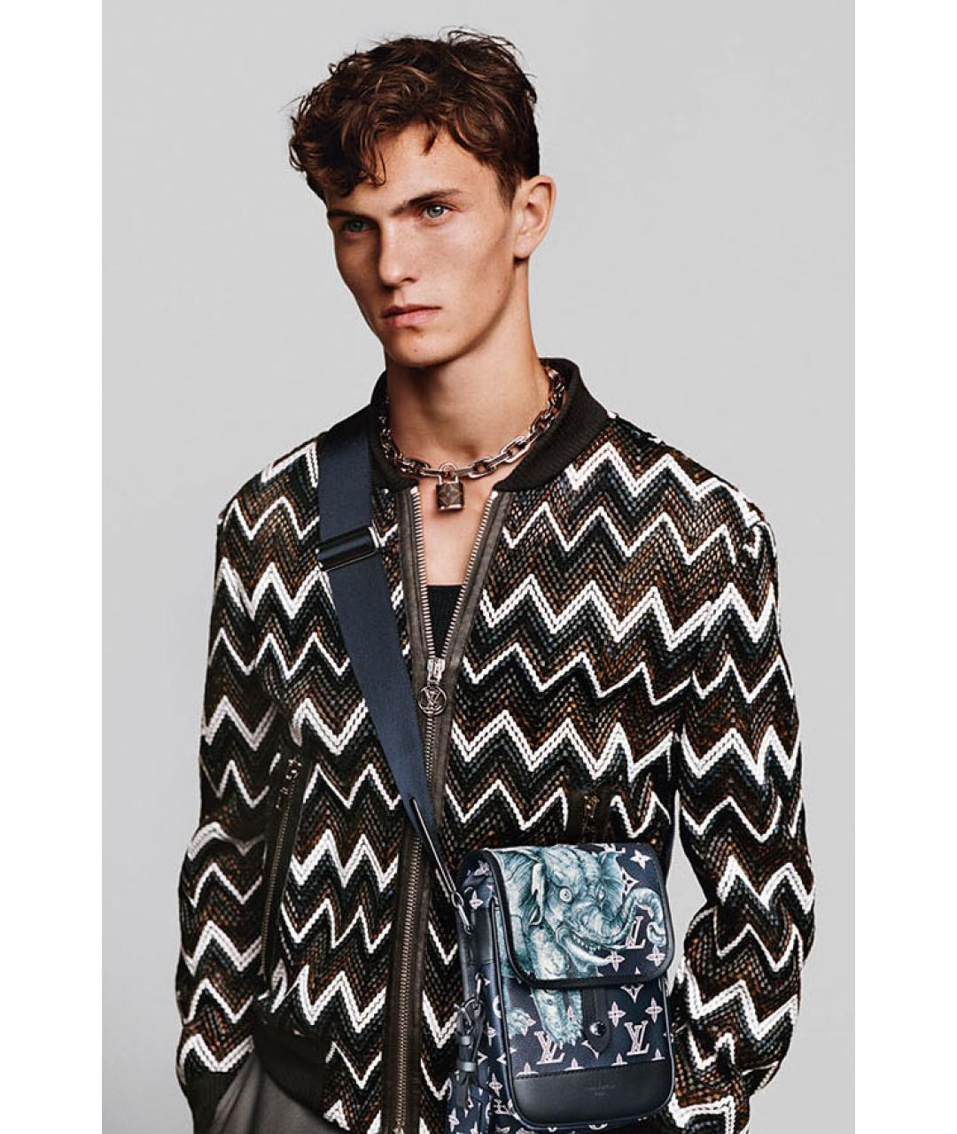 LOUIS VUITTON Синяя сумка на плечо, фото 6